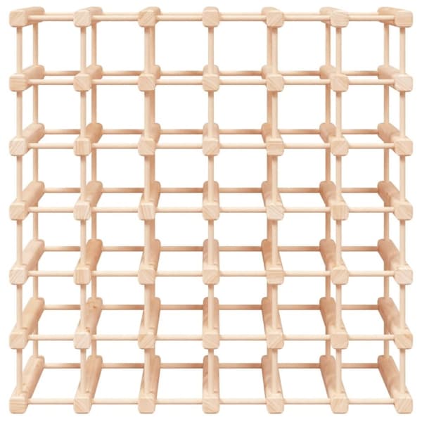 vidaXL vinreol til 42 flasker 68,5x23x68,5 cm massivt fyrretræ -  Vinreoler