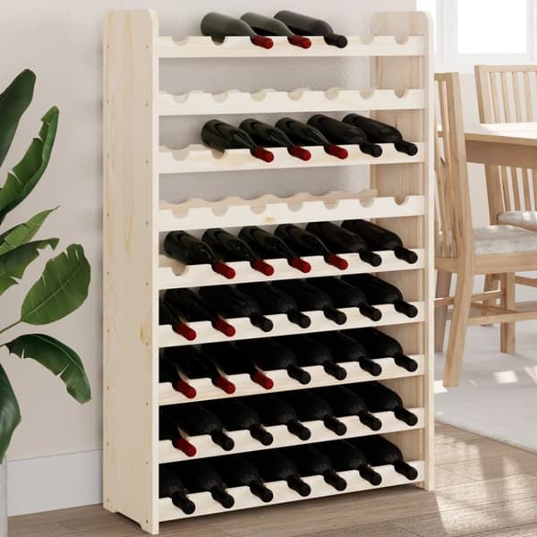 vidaXL vinreol 72,5x25x11,5 cm massivt fyrretræ -  Vinreoler