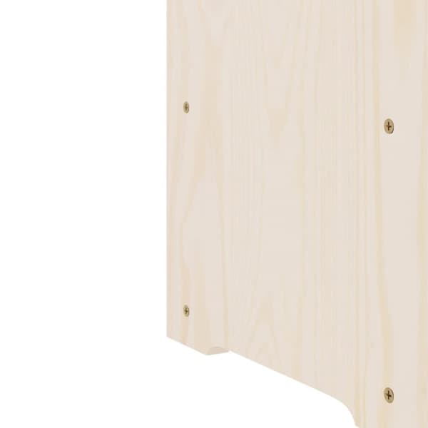 vidaXL Viiniteline ylätasolla 33x25x37 cm täysi mänty -  Viinitelineet