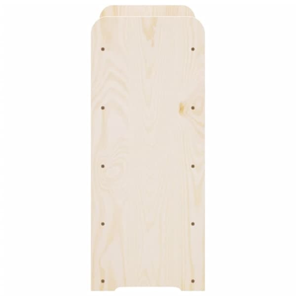 vidaXL vinreol med topplade 67,5x25x60 cm massivt fyrretræ -  Vinreoler