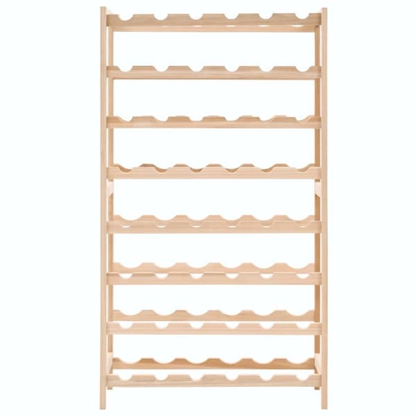 The Living Store vinreol cedertræ 57,5 x 28 x 102 cm -  Vinreoler