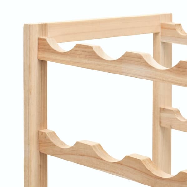 The Living Store vinreol cedertræ 57,5 x 28 x 102 cm -  Vinreoler
