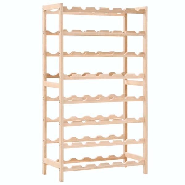 The Living Store vinreol cedertræ 57,5 x 28 x 102 cm -  Vinreoler