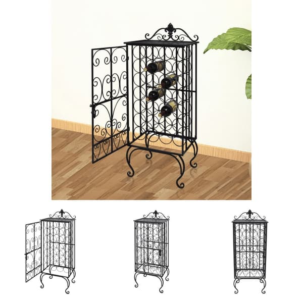 The Living Store vinreol til 28 flasker metal -  Vinreoler
