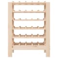 Miniatyrbillede 6 af 10: The Living Store vinreol 61,5x30x82 cm massivt fyrretræ -  Vinreoler
