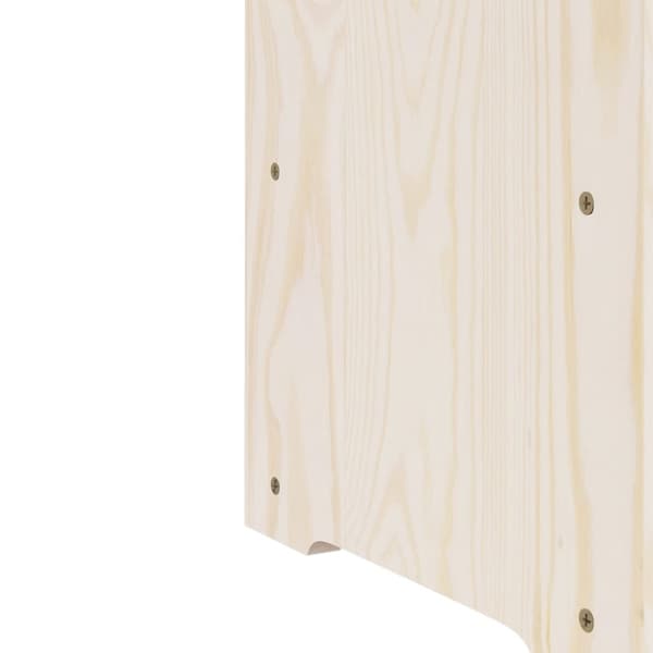 The Living Store vinreol 33x25x37 cm massivt fyrretræ -  Vinreoler