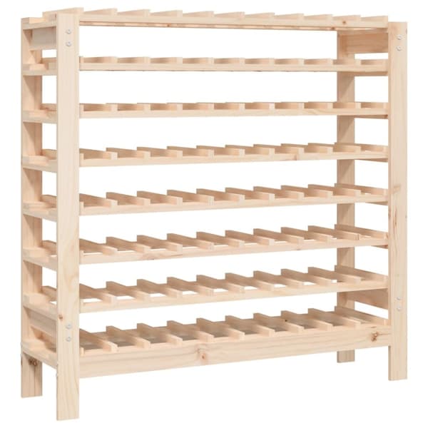 Vinreoler - Living vinreol 109,5x30x107,5 cm massivt fyrretræ