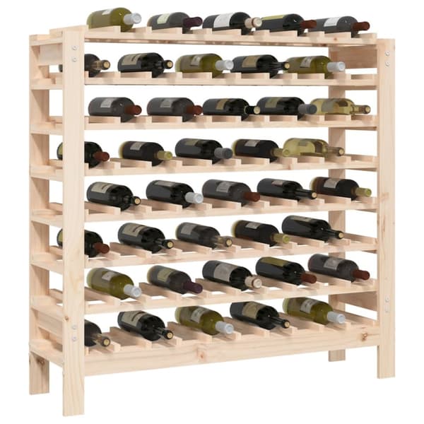 Vinreoler - Living vinreol 109,5x30x107,5 cm massivt fyrretræ