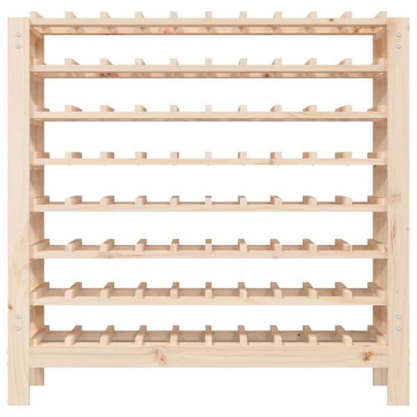 Vinreoler - Living vinreol 109,5x30x107,5 cm massivt fyrretræ