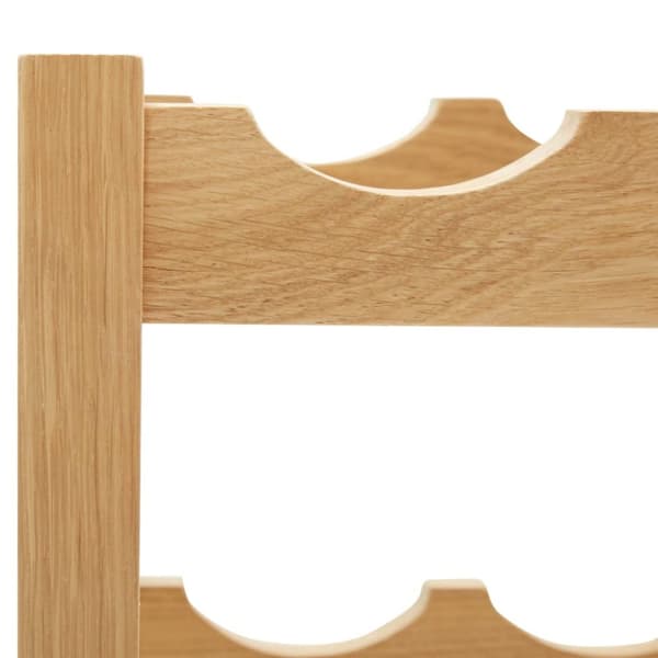 Vinreoler - Living vinreol til 12 flasker 47x21x36 cm massivt egetræ