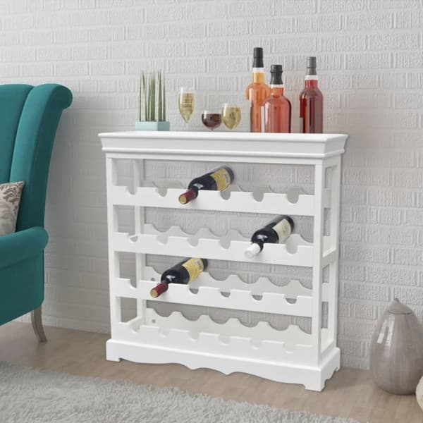 Vinreoler - Living vinskab Abreau hvid