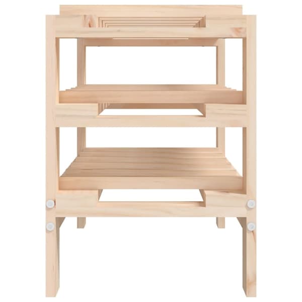 Vinreoler - Living vinreol 61,5x30x42 cm massivt fyrretræ