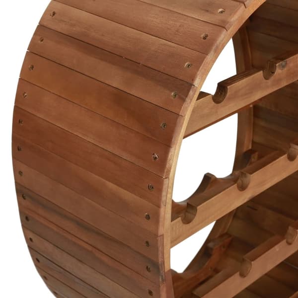 Vinreol 13 flasker massivt akacietræ - Vinstativ - Vinstativer - Home & Living
