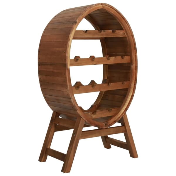 Vinreol 13 flasker massivt akacietræ - Vinstativ - Vinstativer - Home & Living