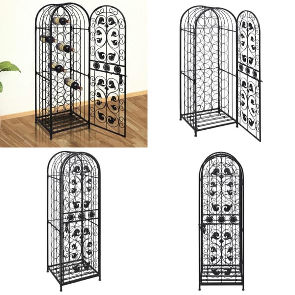 Vinreol til 45 flasker metal - Flaskeholder - Flaskeholdere - Home & Living