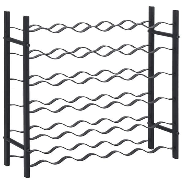 Vinreol til 36 flasker jern sort - Vinreol - Vinreoler - Home & Living