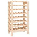 Miniatyrbillede 3 af 10: Vinreol 61,5x30x107,5 cm massivt fyrretræ - Vinreol - Vinreoler - Home & Living