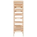 Miniatyrbillede 7 af 10: Vinreol 61,5x30x107,5 cm massivt fyrretræ - Vinreol - Vinreoler - Home & Living