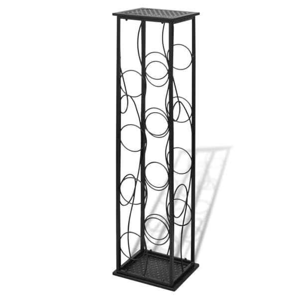 Vinreol til 8 flasker metal - Flaskeholder - Flaskeholdere - Home & Living