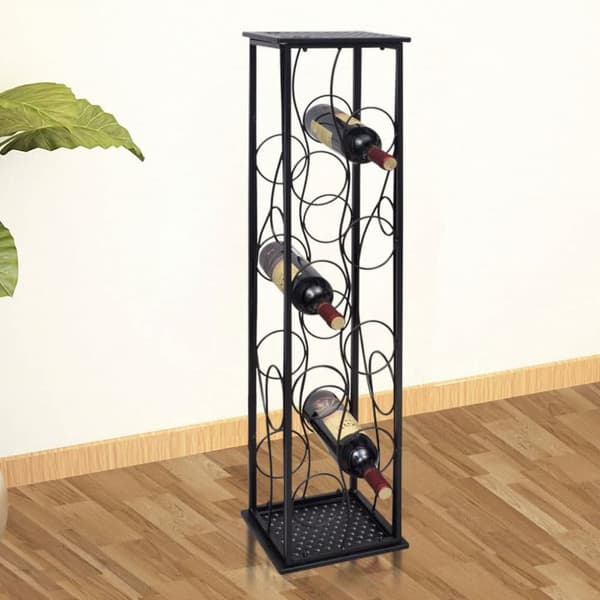 Vinreol til 8 flasker metal - Flaskeholder - Flaskeholdere - Home & Living