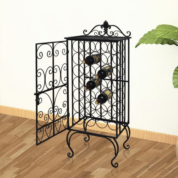 Vinreol til 28 flasker metal - Flaskeholder - Flaskeholdere - Home & Living