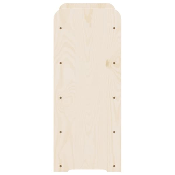 vinreol 67,5x25x60 cm massivt fyrretræ