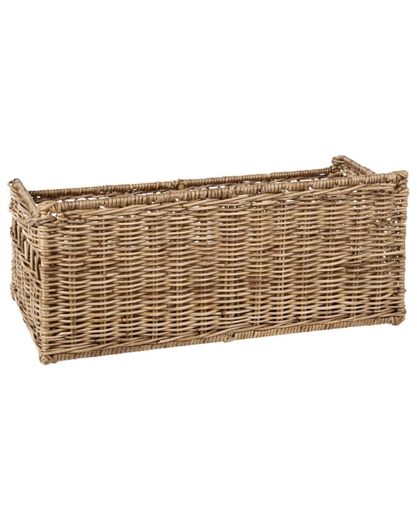 Vegghylle Glass Vinholder Naturlig rotting Metall Teak Tre Tau Håndlaget Boho Stil Hjemmedekorasjon