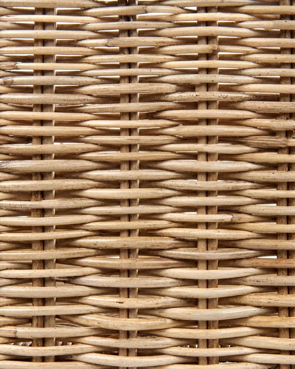 Vegghylle Glass Vinholder Naturlig rotting Metall Teak Tre Tau Håndlaget Boho Stil Hjemmedekorasjon