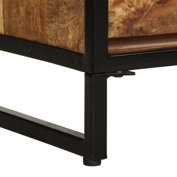 vidaXL Vinstativ for 9 flasker 55x33x70 cm heltre mango