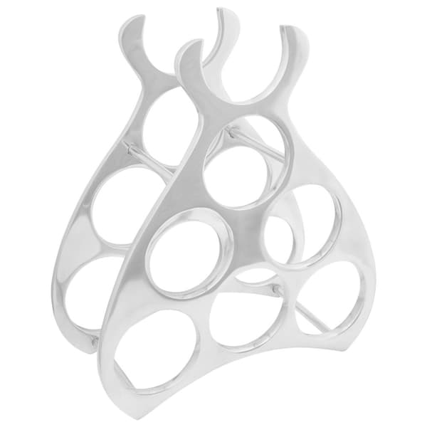 vidaXL viinipukki Hopea 38 x 33 x 13 cm Alumiini