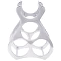 Pikkukuva 2 / 8: vidaXL Viinipullohylly Hopea 23x14x28 cm Alumiini
