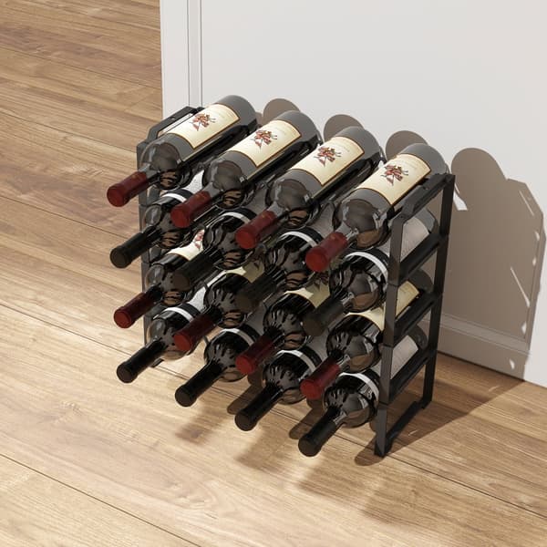 Vinreol, 42,5x16,5x41 cm, Sort