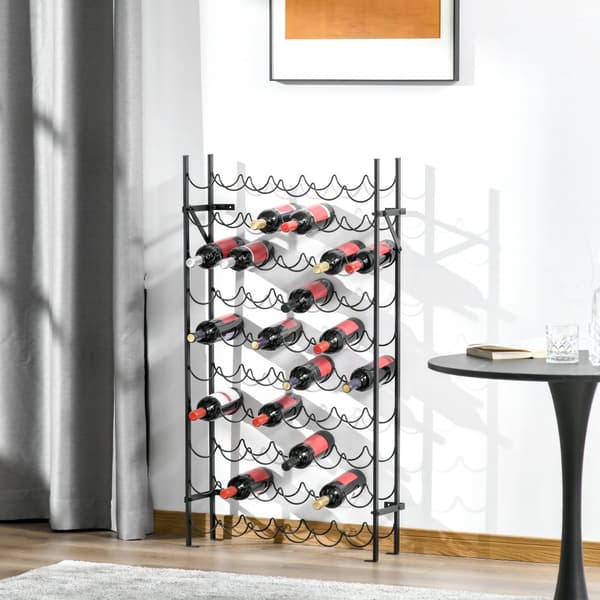 Vinhylla, 63x20.5x118 cm, Svart