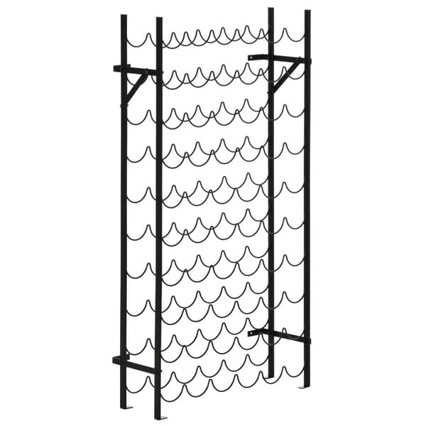 Vinreol, 63x20.5x118 cm, Sort