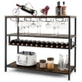 Miniatyrbillede 4 af 8: Vinskab Bord, 40x16x34 tommer, Brun