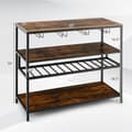Miniatyrbillede 5 af 8: Vinskab Bord, 40x16x34 tommer, Brun