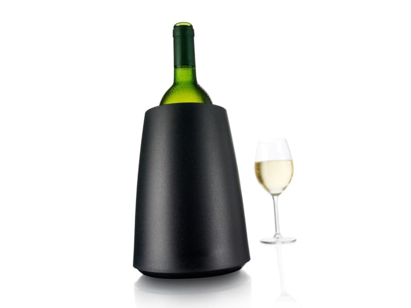 Vacu Vin Active Wine Cooler Elegant, Glasflaska, Vin, Svart, Monokromatiskt, 5 min