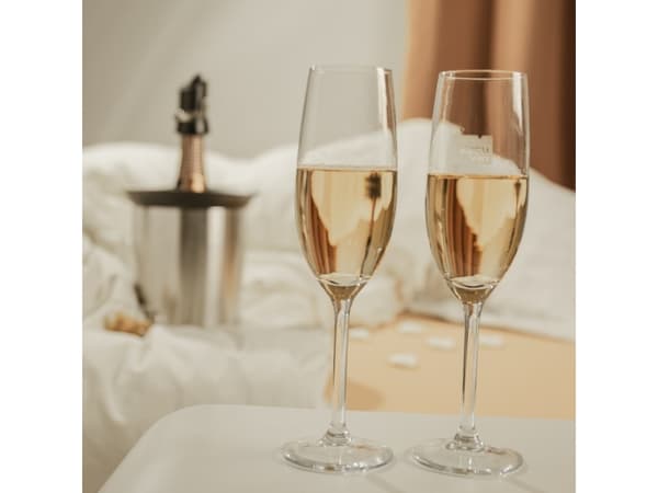 Vacu Vin Active Cooler Champagne Elegant, Lasipullo, Viini, Ruostumaton teräs, Yksivärinen, 5 min, 1 kpl