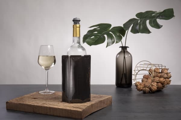Vacu Vin Active Cooler Wine, Lasipullo, Viini, Musta, Yksivärinen, 5 min, 1 kpl