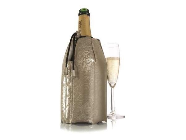 Vacu Vin Active Champagne Cooler, Glass Flaske, Vin, Gull, Mønster, 5 min