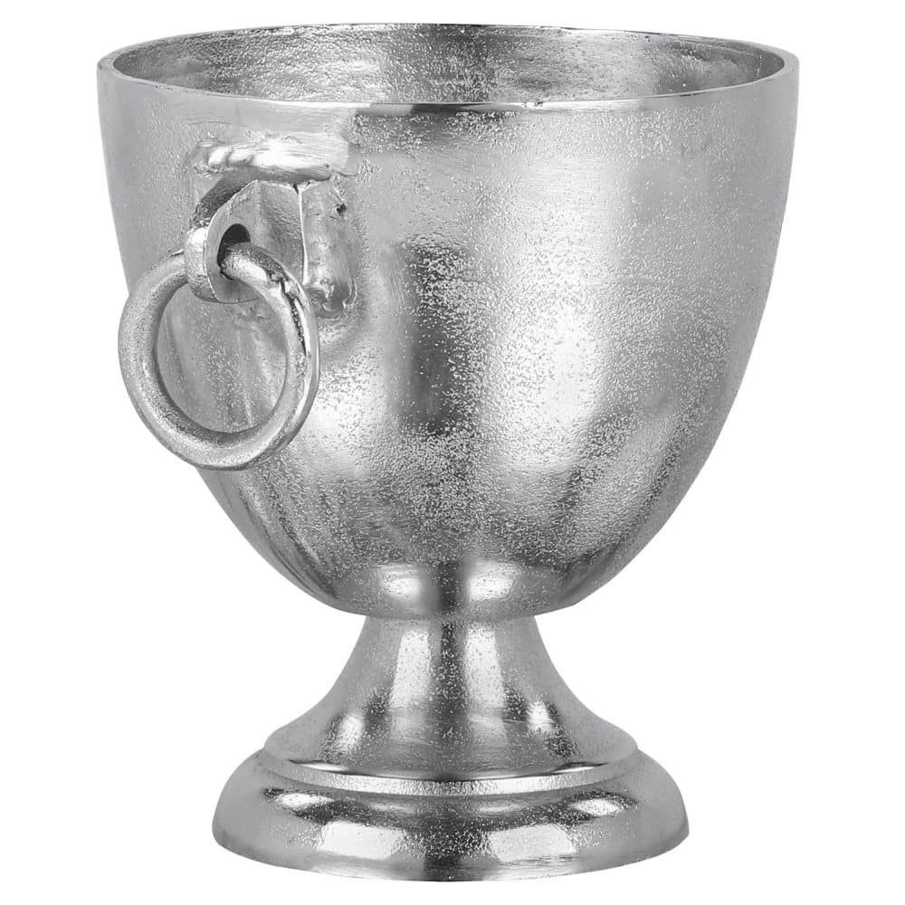 WOMO-DESIGN champagnekylare vinkyl Monaco Aluminium Silver Ø 19 x 23 cm flaska kylare kylare för champagne, vin och champagne, vin kylare