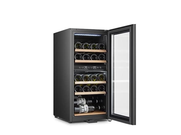 Vacu Vin Active Cooler Wine Glass Bottle Wine Black Monotone 5 Min Cdon
