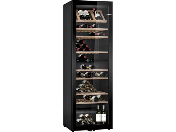 Bosch Serie 6 KWK36ABGA vinkyl Vinkylare med kompressor Fristående Svart 199 flaska/flaskor