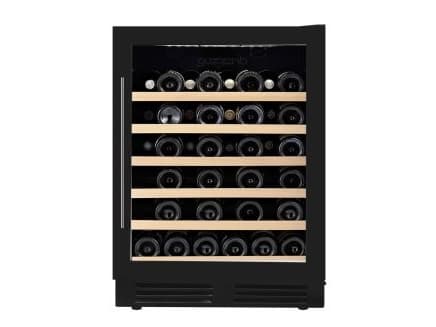 Guzzanti GZ 51B, Vin kjøleskap, Frittstående, 52 flasker, G, Innebygd lys, Sort