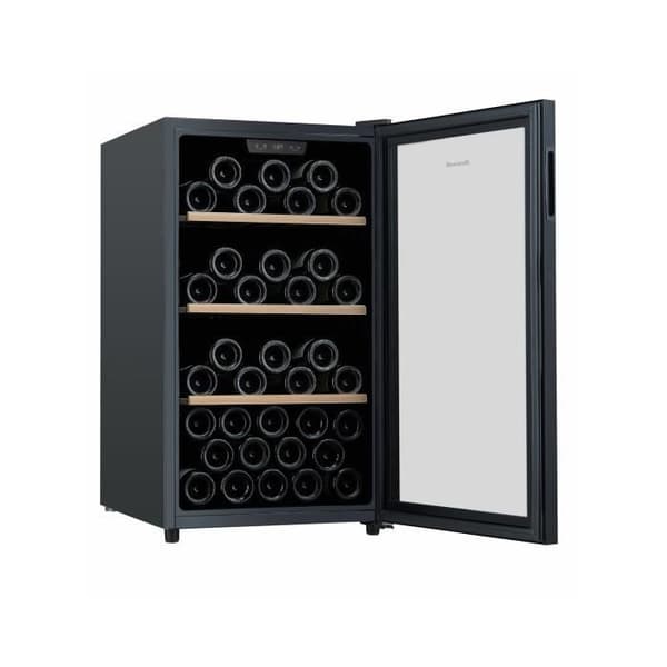 BRANDT BFW56GB VINKÄLLARE - 56 FLASKAR - FRISTÅENDE - 124 LITER - H85,5 x B48 x D57,5 - SVART