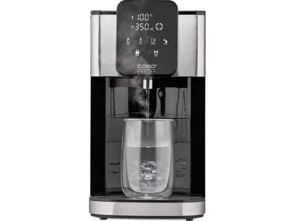 Virdulys Caso | Turbo Hot Vanduo Dispenser | HW 1660 | Vanduo Dispenser | 2600 W | 4 L | Plastic/Stainless Steel | Juodas/Stainless Steel