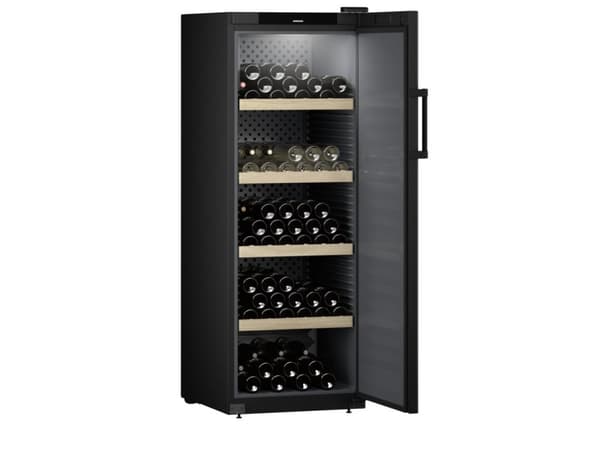 Liebherr WSbl 5001-20 001 Vinskab - FS, GrandCru, 1 vyöhyke, mustaovi, 165x60cm