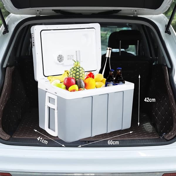 Rootz 50L kannettava sähköinen jäähdytin ja lämmitin - Minijääkaappi - 2-in-1 - AC/DC-sovitin - Ympäristöystävällinen - 60cm x 41cm x 42cm