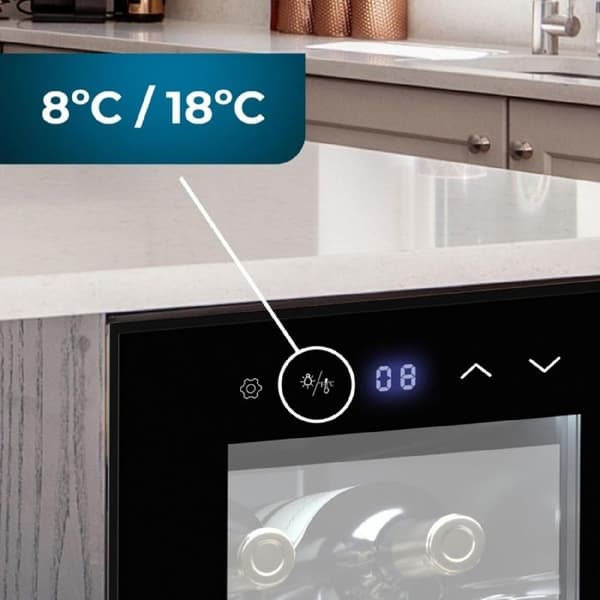 Cecotec Vinlagring Bolero GrandSommelier 830 CoolCrystal