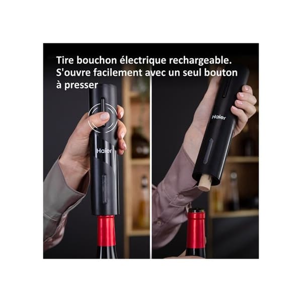 Haier Electric Wine Service - HAWUKIT06 - Laddningsbar - Tulpanluftare och droppskydd